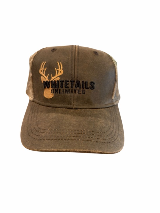 Realtree Other - Whitetails Unlimited Realtree Edge Camo Hunting Baseball Cap Hat Brown NWT